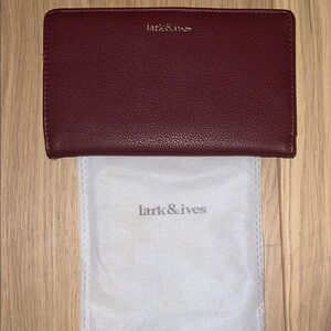 Lark & Ives  Burgundy Wallet